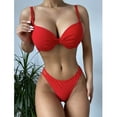thumbnail image 1 of HUPOM Cotton Panties For Women Panties For Girls Bikini Activewear None Elastic Waist Red S, 1 of 9