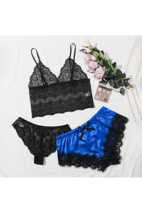 Cotton Seamless Underwear Women Panties For Girls High Waist Sleepwear Belt Elastic Waist Blue M