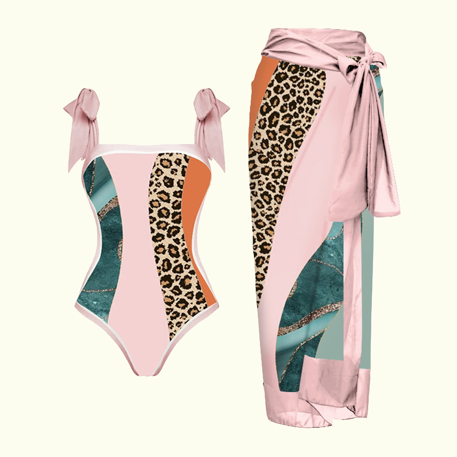 HUPOM Curvy Swimsuits For Women Ladies Swimsuits One Piece