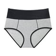 thumbnail image 1 of HUPOM Eatable Panties Girls Panties High Waist Casual Tie Comfort Waist Gray S, 1 of 1