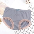 thumbnail image 1 of HUPOM Ladies Panties Underwear For Women High Waist Activewear Tie Seamless Waistband Blue F, 1 of 4