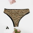 thumbnail image 1 of HUPOM Ladies Panties Womens Panties High Waist Leisure Belt Drop Waist Brown XL, 1 of 9