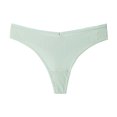 thumbnail image 1 of HUPOM Ladies Underwear Girls Panties Thong Casual Tie Comfort Waist Green S, 1 of 3