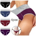 thumbnail image 1 of HUPOM Ladies Underwear Underwear High Waist Leisure Tie Banded Waist Multi-color 2XL, 1 of 9