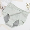 thumbnail image 1 of HUPOM Ladies Underwear Womens Panties High Waist Casual Tie Comfort Waist Green L, 1 of 3