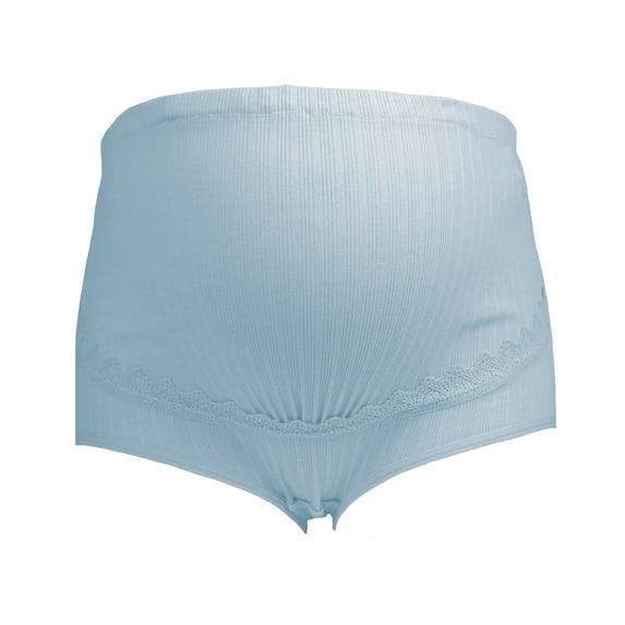 HUPOM Maternity Underwear Cotton Underwear High Waist Activewear None Maternity Waist Blue L