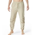 thumbnail image 1 of HUPOM Men'S Chino Pants Mens Work Pants Chinos Mid Waist Rise Full Straight-Leg Khaki XL, 1 of 9