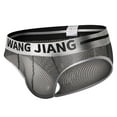thumbnail image 1 of HUPOM Men'S Underwear Underwear For Men Pack Low waist Comfort Waist Solid Briefs Gray 2XL, 1 of 4