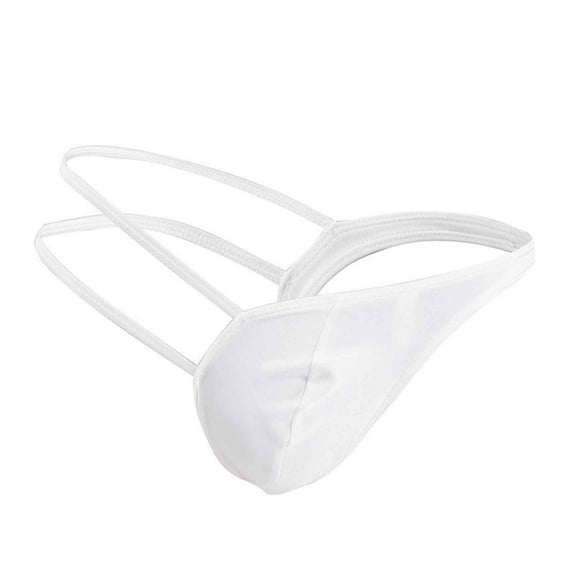 HUPOM Men'S Underwear Underwear For Men Pack Low waist Drop Waist Solid Briefs White One Size