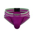 thumbnail image 1 of HUPOM Men'S Underwear Underwear For Men Pack Low waist Drop Waist Solid Thong Purple M, 1 of 4