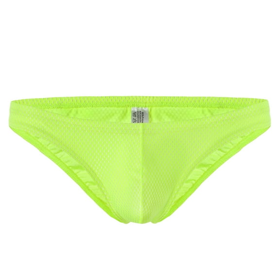 HUPOM Men'S Underwear Underwear For Men Pack Medium waist Comfort Waist Printed Thong Green M