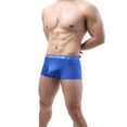 thumbnail image 1 of HUPOM Men'S Underwear Underwear For Men Pack Medium waist Comfort Waist Solid Boxer Briefs Blue XL, 1 of 6