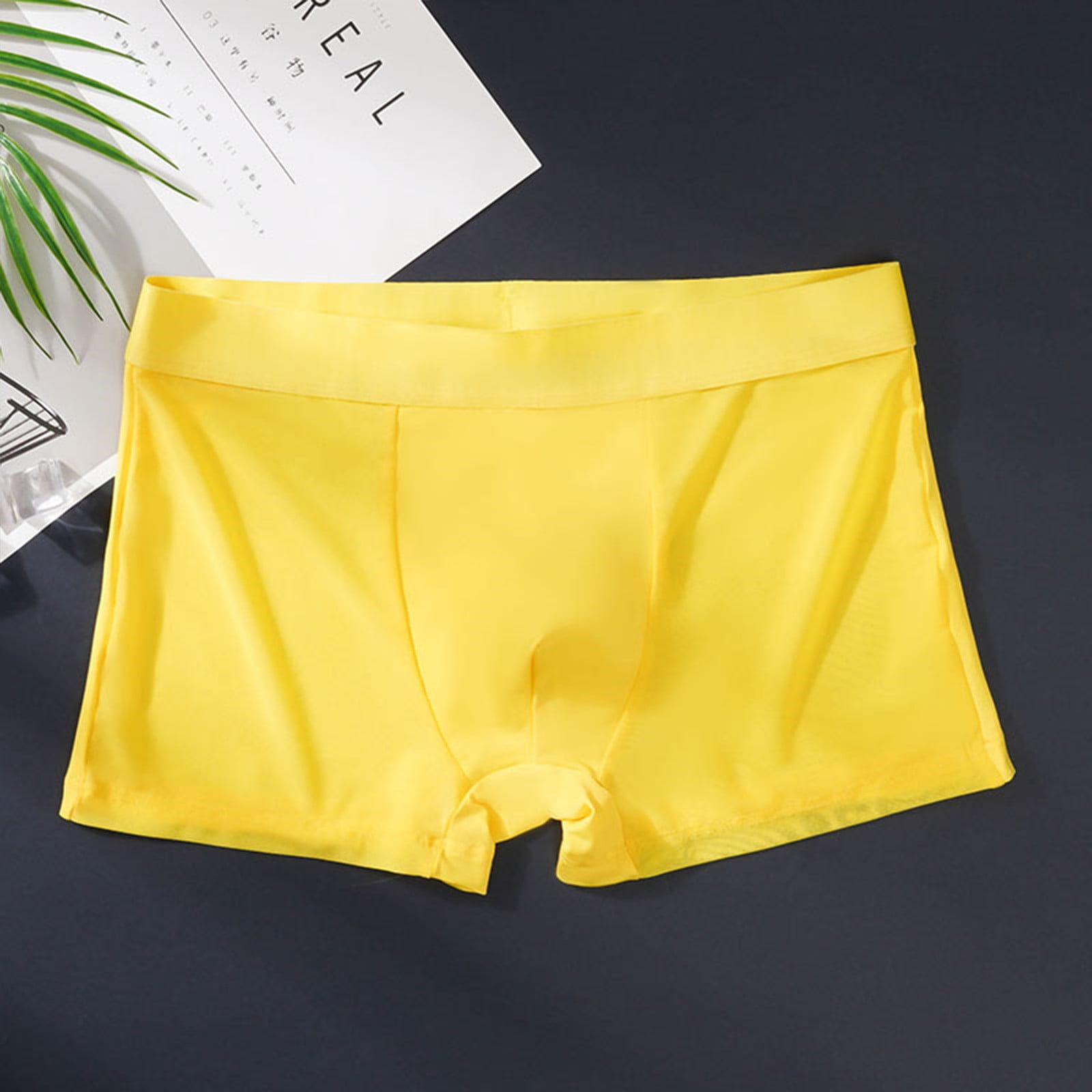 HUPOM Men'S Underwear Underwear For Men Pack Medium waist Comfort