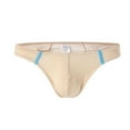thumbnail image 1 of HUPOM Men'S Underwear Underwear For Men Pack Medium waist Comfort Waist Solid Thong Beige XL, 1 of 5