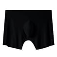 thumbnail image 1 of HUPOM Men'S Underwear Underwear For Men Pack Medium waist Comfort Waist Solid Thong Black 3XL, 1 of 2