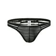 thumbnail image 1 of HUPOM Men'S Underwear Underwear For Men Pack Medium waist Comfort Waist Solid Thong Black XL, 1 of 3