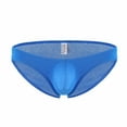 thumbnail image 1 of HUPOM Men'S Underwear Underwear For Men Pack Medium waist Comfort Waist Solid Thong Blue XL, 1 of 4