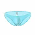 thumbnail image 1 of HUPOM Men'S Underwear Underwear For Men Pack Medium waist Comfort Waist Solid Thong Light blue XL, 1 of 4