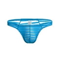 thumbnail image 1 of HUPOM Men'S Underwear Underwear For Men Pack Medium waist Comfort Waist Solid Thong Sky Blue XL, 1 of 2