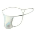 thumbnail image 1 of HUPOM Men'S Underwear Underwear For Men Pack Medium waist Comfort Waist Solid Thong White L, 1 of 6