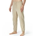 thumbnail image 1 of HUPOM Mens Casual Dress Pants Pants Men Chinos Mid Waist Rise Full Straight-Leg Khaki 3XL, 1 of 6