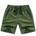 thumbnail image 1 of HUPOM Mens Shorts Shorts For Men Fitted Mid Short Cycling Green M, 1 of 4
