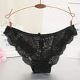 thumbnail image 1 of HUPOM Mens Silk Underwear Womens Panties Briefs Leisure Tie Seamless Waistband Black XL, 1 of 3