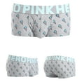 thumbnail image 1 of HUPOM Mens Underwear Boxer Briefs Male Thongs Medium waist Comfort Waist Printed Boxer Briefs Gray XL, 1 of 5