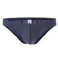 thumbnail image 1 of HUPOM Mens Underwear Boxer Briefs Male Thongs Medium waist Comfort Waist Printed Thong Dark Blue L, 1 of 5