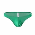 thumbnail image 1 of HUPOM Mens Underwear Boxer Briefs Male Thongs Medium waist Comfort Waist Solid Thong Green XL, 1 of 5