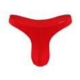thumbnail image 1 of HUPOM Mens Underwear Boxer Briefs Male Thongs Medium waist Comfort Waist Solid Thong Red One Size, 1 of 5