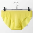 thumbnail image 1 of BONIXOOM Mens Underwear Briefs Male Medium waist Elastic Waist Solid Yellow 3XL, 1 of 3