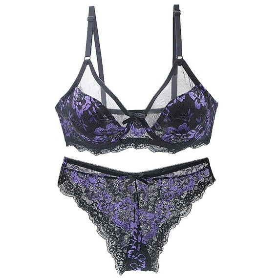 HUPOM Period Thong Underwear For Women Girls Panties High Waist Leisure Tie Comfort Waist Purple 2XL