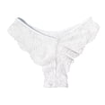 thumbnail image 1 of HUPOM Period Underwear For Women Silk Underwear For Women Medium waist Comfort Waist Solid Thong White XS, 1 of 2