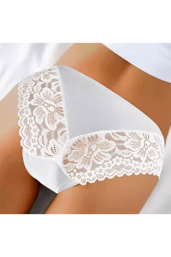 Pregnancy Underwear For Women Underwear High Waist Leisure Tie Seamless Waistband White M