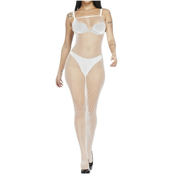 HUPOM Seamless Underwear For Women Womens Silk Panties Medium waist Elastic Waist Solid Thong White M