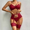thumbnail image 1 of HUPOM Seamless Underwear for Women Mid Waist Pull-On Briefs Sleep Underwear on Clearance Wine Size S, 1 of 9