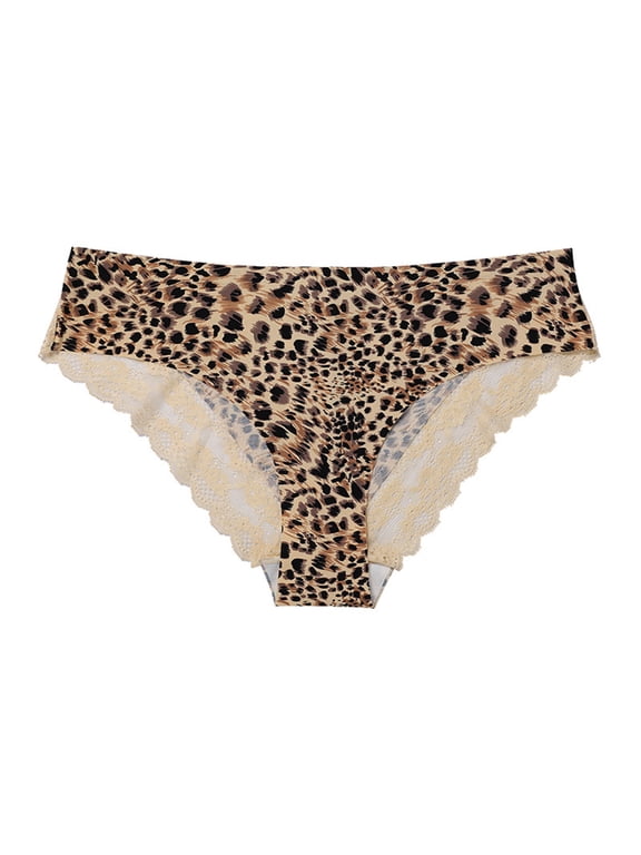 Silk Panties Underwear For Women Briefs Activewear None Seamless Waistband Yellow XL