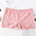 thumbnail image 1 of HUPOM Silk Panties Womens Panties Boxer Briefs Leisure Tie Seamless Waistband Pink Free, 1 of 9