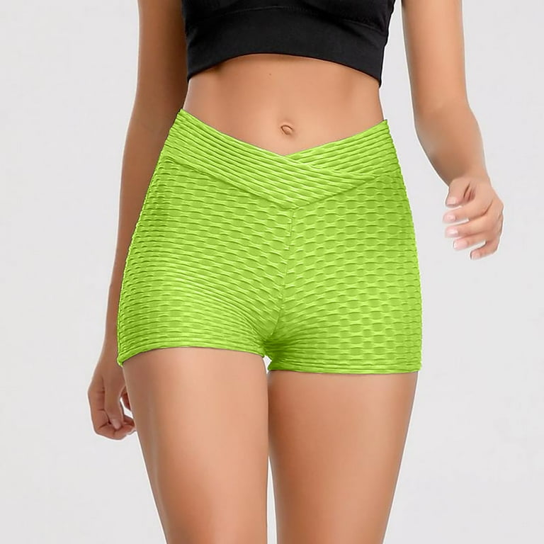 HUPOM Sport Shorts Women Shorts For Teen Girls Gym High Short