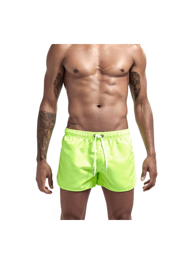 Summer Shorts For Men Plus Size Shorts Board Mid Short Gym Green 2XL