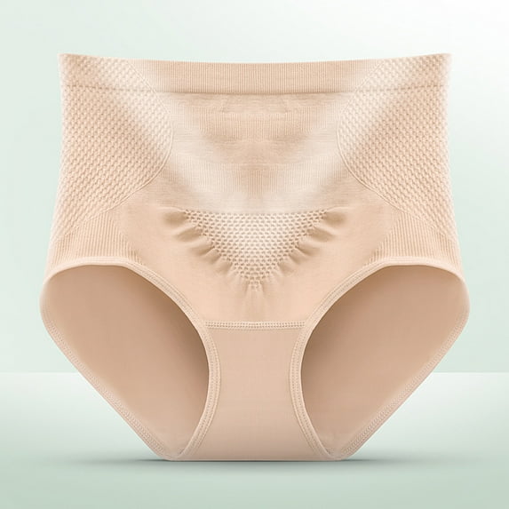 HUPOM Thinx Period Underwear For Women Girls Underwear High Waist Leisure Tie Banded Waist Yellow M