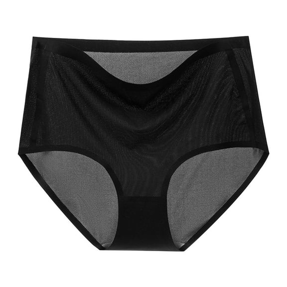 HUPOM Underwear Underwear For Women In Clothing High Waist Leisure None Banded Waist Black L