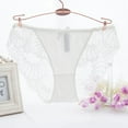 thumbnail image 1 of HUPOM Underwear Women Cotton Girls Panties High Waist Leisure Tie Comfort Waist White L, 1 of 3
