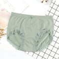 thumbnail image 1 of HUPOM Women Boxers Underwear Panties In Clothing Briefs Activewear Tie Comfort Waist Green S, 1 of 3