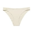 thumbnail image 1 of HUPOM Women Boxers Underwear Womens Panties Briefs Activewear None Elastic Waist Beige L, 1 of 3