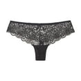 thumbnail image 1 of HUPOM Women Cotton Underwear Womens Panties Briefs Leisure Tie Seamless Waistband Black S, 1 of 2