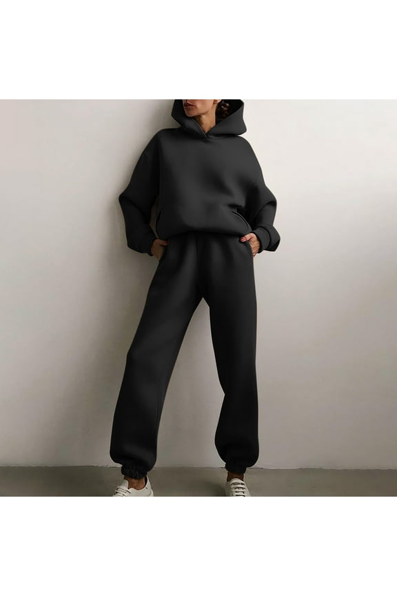 Women'S Athletic Pants Cargo Pants Casual High Waist Rise Long Straight-Leg Black L