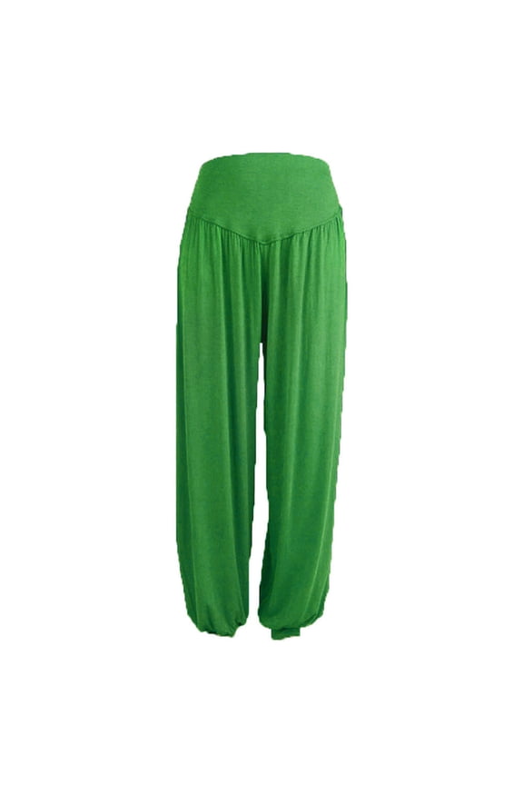 Women'S Athletic Pants Pants Chinos High Waist Rise Ankle Flare-Leg Green S