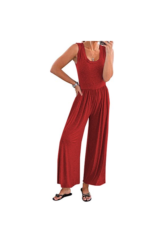 Women'S Athletic Pants Training Pants Standard Low Waist Rise Long Straight-Leg Red XL